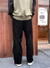 FEAR OF GOD ESSENTIALSjerry同款潮牌FOG新款聯(lián)名三條杠拼色棉滌寬松褲子運(yùn)動褲休閑長褲 黑色 M 曬單實(shí)拍圖