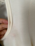 蕉內(nèi)（Bananain）熱皮501+女士保暖內(nèi)衣內(nèi)搭秋衣防寒肌底衣顯瘦打底衫莫代爾秋冬 【方領(lǐng)】奶白 M 曬單實(shí)拍圖
