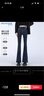 真維斯（JEANSWEST）牛仔褲女微喇2025秋季小個(gè)子高腰顯瘦馬蹄喇叭女褲子藍灰色L 曬單實(shí)拍圖
