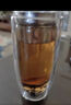 希樂(lè )（cille）玻璃杯雙層玻璃水杯男士商務(wù)帶茶隔大茶水分離杯便攜創(chuàng  )意泡茶杯 藍色（加厚） 300ml 曬單實(shí)拍圖