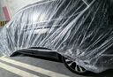 畢亞茲汽車一次性車衣車罩防雪擋雨防風(fēng)防塵護(hù)漆塑料全車套通用高透加厚 曬單實(shí)拍圖
