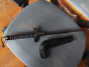 MF甩棍防身武器合法隨身伸縮棍棒甩掍甩棒打狗棒防身甩棒伸縮武器 【26寸】擋防刀甩棍【鈦黑】 曬單實(shí)拍圖