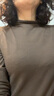 浪莎半高領(lǐng)打底衫秋冬保暖打底衣女長(zhǎng)袖內(nèi)搭修身高彈貼身潤(rùn)膚打底衫 曬單實(shí)拍圖