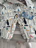 迷你巴拉【鵝絨】三防羽絨服連體衣男女童蛋型防風(fēng)帽爬服新款 白黑色調00319 -三防加厚白鵝絨 73 cm -充絨量62.2g 曬單實(shí)拍圖
