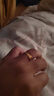 卡鉑亞 黃金戒指女 足金999滿(mǎn)天星戒指對(duì)戒結(jié)婚指環(huán)送女友老婆 4.48克 寬約5.9mm 曬單實(shí)拍圖