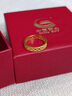 中國(guó)黃金（CHINA GOLD）黃金戒指花絲四葉草足金戒指鏤空寬面指環(huán)女圣誕禮物送老婆送媽媽 【13圈號(hào)】約3.9g 曬單實(shí)拍圖