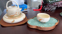 三旬胡桃木茶盤(pán)家用中式創(chuàng)意實(shí)木干泡小茶臺(tái)功夫茶杯2024新款茶具托盤(pán) 海棠_胡桃木（春華）茶盤(pán) 曬單實(shí)拍圖