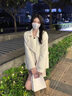 RUIQIUER純欲風(fēng)氣質(zhì)包臀連衣裙女春秋季新款女裝小眾時(shí)尚修身針織短裙子 粉色 S 曬單實(shí)拍圖