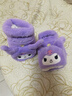 三麗鷗（SANRIO）保暖手套女士冬季卡通可愛(ài)防風(fēng)防寒騎行防水學(xué)生舒適加絨 庫洛米毛絨翻蓋手套 全指25CMX11CM半指16CMX11CM 曬單實(shí)拍圖
