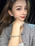 KARZUMYA 招財貓S999和田玉足銀手串女生輕奢小眾設計手鏈生日禮物送女友 「招財貓」S999和田玉手串 曬單實(shí)拍圖
