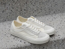 VANS范斯官方 Style 136 VR3 SF側邊條紋男鞋女鞋白色板鞋低幫 白色 36 曬單實(shí)拍圖