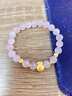 億色黃金福袋轉(zhuǎn)運(yùn)珠手鏈女999足金福袋錢袋粉水晶手串送女友生日禮物 福袋+2貓眼粉水晶手鏈約1.2-1.3g 曬單實拍圖