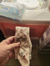 嫚熙（EMXEE）嬰兒襪子女寶寶長筒襪春秋純棉新生兒過膝高筒襪百搭外出長襪 梅粉撞白+杏白+愛心 3雙 0-6月 （適合腳長6-8cm） 曬單實拍圖