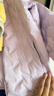 巴拉巴拉童裝兒童輕薄羽絨服男童女童冬季大童小童外套潮 粉紫70029（白鴨絨） 140cm（充絨量59g） 曬單實(shí)拍圖