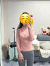 鉑吶苓瑜伽服女套裝健身服跑步運動(dòng)套裝女普拉提訓練外套三件套速干服 瑜伽服三件套【粉+灰L】 曬單實(shí)拍圖