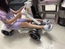 京樂(lè )貝比新款奇動(dòng)電動(dòng)卡丁車(chē)2-8歲便攜折疊OD-V12可坐人男女寶寶遙控汽車(chē) 白+發(fā)泡輪+座調節+遙控+雙電瓶/加長(cháng)車(chē)身 曬單實(shí)拍圖