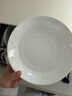 富玉 純白餐具10頭套裝家用新款碗盤杯套裝家用景德鎮(zhèn)陶瓷飯碗組合2人 純白玉蘭花10件裝 曬單實(shí)拍圖
