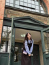 JZDZ假兩件學(xué)院風長袖連衣裙子女初春季2025新款教資面試穿搭韓系套裝 連衣裙【韓系氛圍感穿搭/秋裝/釣 L (建議100-115斤) 曬單實拍圖