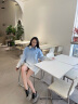 Carl Beck品牌韓版老爹鞋女2025春秋新款女鞋百搭厚底運動休閑鞋女軟底單鞋 灰色 單里 34 曬單實拍圖