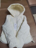 皮爾卡丹（pierre cardin）短款棉服女小款24冬新款設計感時(shí)尚小個(gè)子加厚外套 米白 L 【建議100-120斤】 曬單實(shí)拍圖