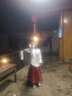 滴滴愛(ài)（D）2025秋冬喜慶中國風(fēng)龍年拜年服套裝親子裝一家三口全家庭裝馬面裙 白色（套裝） -加絨 100 男童 曬單實(shí)拍圖