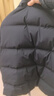 丹尼愛特（DANIEL HECHTER）男士立領羽絨服高克重蓬松加厚保暖舒適外套男 黑色 L (50) 曬單實拍圖