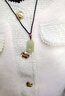 豆蔻時(shí)光和田玉觀世音菩薩吊墜 淺晴白頭像玉墜平安玉牌天然玉佩男女士款 曬單實(shí)拍圖