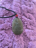 周六福（ZLF）  和田玉吊墜男女款經(jīng)典普賢菩薩玉牌和田青玉瑪瑙吊墜T 大款吊墜 曬單實拍圖