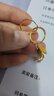 首愛黃金流蘇耳環(huán)女足金999.9閃耀樹葉耳墜新款金耳圈七夕情人節(jié)禮物 樹葉流蘇耳環(huán)（一對） 5.13g 曬單實拍圖