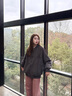 Shelley Jones棒球服外套男24春秋季新款麂皮絨設(shè)計感小眾潮牌痞帥寬松休閑夾克 深灰色 XL [建議125-145斤] 曬單實拍圖