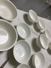 富彩陶瓷大碗湯盆大號家用湯古創(chuàng  )意加厚特大號拉面碗和面盆拌餡大湯碗 純白款8英寸面碗2個(gè)【900ML】 曬單實(shí)拍圖