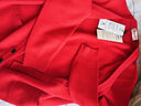 恒源祥100%羊毛開(kāi)衫男士V領(lǐng)加厚冬季保暖毛衣外套HJ210 大紅 180/96A  曬單實(shí)拍圖