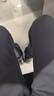雅戈爾（YOUNGOR）休閑褲男士秋冬季青年男休閑褲高彈力復合保暖面料休閑褲子 黑色VCHZ339930AWK 34 175/84A 曬單實(shí)拍圖