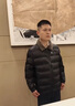 啄木鳥(niǎo)品牌羽絨棉服冬裝男士加絨加厚保暖休閑棉衣中年爸爸商務(wù)男外套 黑色 XL 推薦90~120斤 曬單實(shí)拍圖