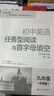 南大教輔 初中英語(yǔ)任務(wù)型閱讀與首字母填空 七年級八年級九年級上冊下冊中考英語(yǔ)任務(wù)型閱讀和首字母填空初中閱讀拓展組合訓練 初中英語(yǔ)任務(wù)型閱讀與首字母填空九年級中考版 曬單實(shí)拍圖