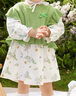 全棉時(shí)代（PurCotton）2024春嬰兒針織連體裙兩件套 甜蜜花園 100 曬單實(shí)拍圖
