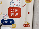 未來(lái)式浴室浴簾折疊桿套裝免打孔衛生間干濕分離隔斷隱形防水淋浴隔斷簾 好運滿(mǎn)滿(mǎn)【簾高1.8米+黑折疊架】 【三折款】適用70-120墻寬 曬單實(shí)拍圖
