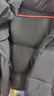 太平鳥(niǎo)男裝羽絨服短款外套冬季寬松輕面包服潮連帽 黑色（闊型) L  曬單實(shí)拍圖