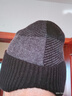 ZEYAUP中老年人帽子男士冬季保暖護耳老頭爸爸爺爺加絨加厚針織羊毛線(xiàn)帽 黑色 均碼（只有帽子） 曬單實(shí)拍圖