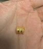 中國黃金（CHINA GOLD）小蠻腰黃金吊墜足金小蠻腰吊墜項鏈時尚鎖骨鏈送老婆女友生日禮物 足金吊墜（約0.5g）+輕奢玫瑰禮盒 曬單實拍圖
