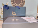 中國黃金S925銀蝴蝶耳釘女時尚小眾耳環(huán)首飾品生日情人節(jié)禮物送女友 【浪漫玫瑰禮盒】*八倉發(fā)貨/極速送達(dá) 曬單實拍圖
