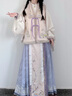 飚閣【虞美人】漢服中國風女裝套裝2025年新款國風大賞冬季 紫色）里衣+外衣+馬面裙 80-125斤 均碼 曬單實拍圖