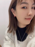 玖維婭  JIUVIA 耳釘女紅色相思豆復古高級感銀針耳環(huán)小眾設計感耳飾新年禮物 相思紅豆耳釘 曬單實拍圖