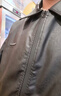 真維斯（Jeanswest）美式復古工裝夾克男春秋季痞帥立領(lǐng)休閑上衣服男士潮牌飛行員外套 軍綠色（加厚） 加絨 2XL 適合 150斤-170斤 曬單實(shí)拍圖