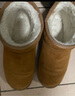 紅蜻蜓雪地靴女秋冬加絨百搭棉鞋保暖短靴女靴WLC43470棕色35 曬單實(shí)拍圖