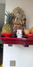 詩(shī)亭坊財神供臺佛立柜神供桌家用神供桌實(shí)木觀(guān)音供臺壁掛式佛 紅小號長(cháng)36*28寬 曬單實(shí)拍圖