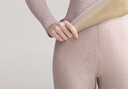 紅豆（Hodo）保暖內(nèi)衣本命年加厚加絨色紡男士中老年秋冬蛇年打底女保暖套裝 女士柔霧粉 170/95 曬單實(shí)拍圖