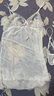 蕾絲家居服睡衣女春秋黑絲戰(zhàn)袍純欲睡衣睡衣春秋裙子女吊帶睡裙 白色（睡裙+外袍+內(nèi)褲） L 115-120 曬單實(shí)拍圖