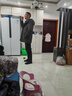 季言男士品牌高端棉服冬季保暖 中長款棉襖防風(fēng)連帽外套男潮牌大衣潮 綠色 XL 曬單實(shí)拍圖