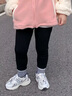 爾山集女童打底褲秋冬加厚一體絨兒童保暖長褲外穿女寶寶加絨打底襪冬季 黑色XL (身高125-140cm) 8-12歲 曬單實拍圖
